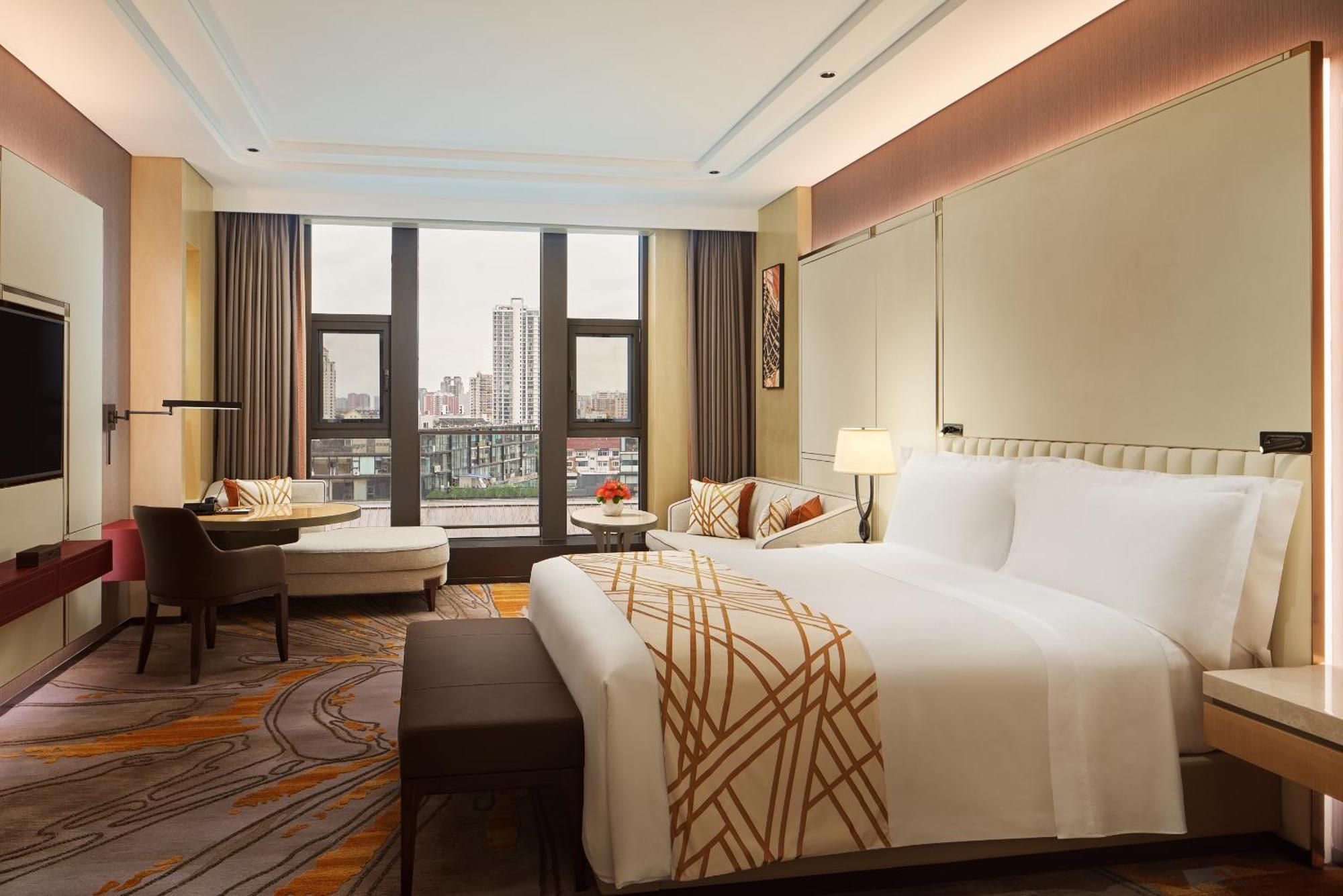 Conrad Tianjin Hotell Exteriör bild